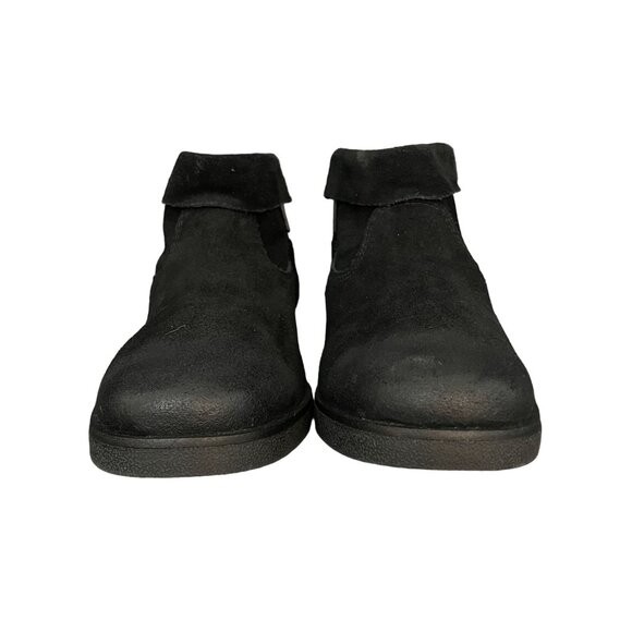 UGG Josefene Cuff Suede Ankle Black Boots 1130525, Size 6.5 NWOB - Picture 2 of 10